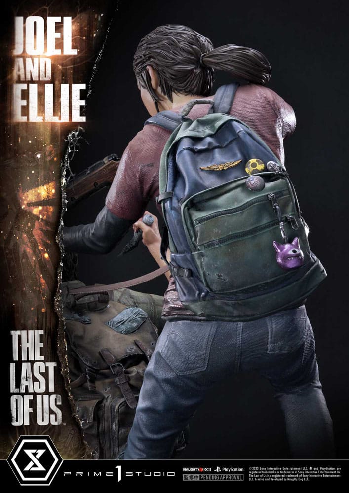 The Last of Us Part I statuette 1/4 Ultimate Premium Masterline Series Joel & Ellie (The Last of Us Part I) 73 cm