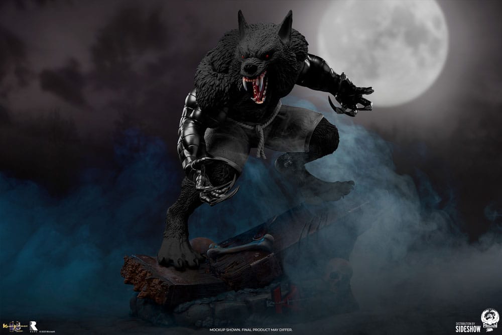 Killer Instinct : Statuette 1/4 Sabrewulf (Blanc, Noir et Bleu) 44 cm
