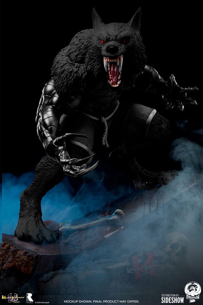 Killer Instinct : Statuette 1/4 Sabrewulf (Blanc, Noir et Bleu) 44 cm