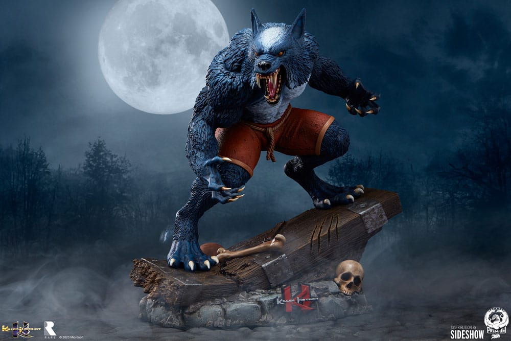 Killer Instinct : Statuette 1/4 Sabrewulf (Blanc, Noir et Bleu) 44 cm