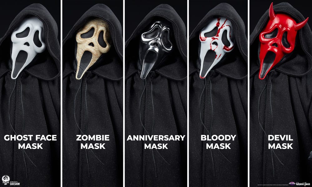 Scream : Ghost Face statuette Deluxe Version 57 cm