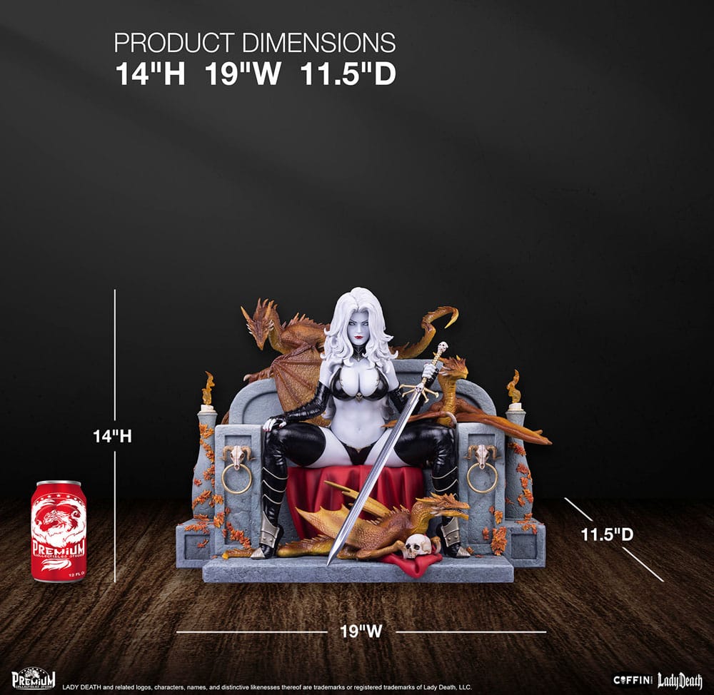 Lady Death Statuette 1/4 36 cm