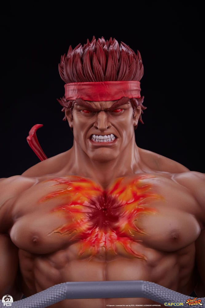 Street Fighter statuette Premier Series 1/4 Evil Ryu Battle Edition: Powerlifting 53 cm