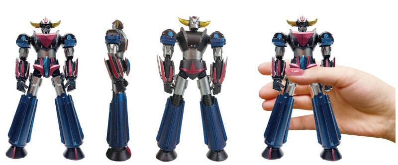 Grendizer Model Kit Metallic Nano Puzzle Grendizer U 14 cm