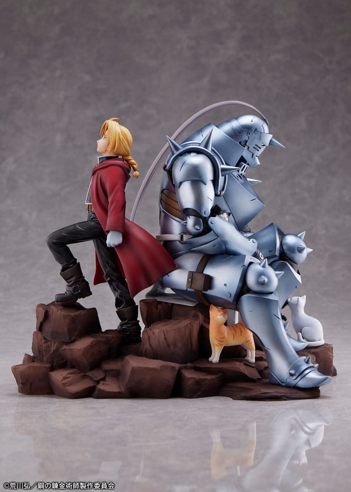 Fullmetal Alchemist: Brotherhood : Statuette Edward Elric & Alphonse Elric 24 cm
