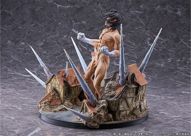 Attack on Titan statuette PVC Eren Jaeger: Attack Titan Ver. -Judgment- 25 cm