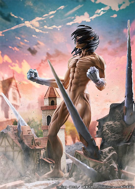 Attack on Titan statuette PVC Eren Jaeger: Attack Titan Ver. -Judgment- 25 cm