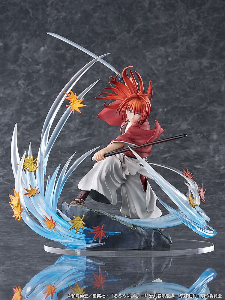 Rurouni Kenshin: Meiji Kenkaku Romantan Kyoto Douran statuette PVC 1/7 Kenshin Himura Souryusen Ver. 27 cm