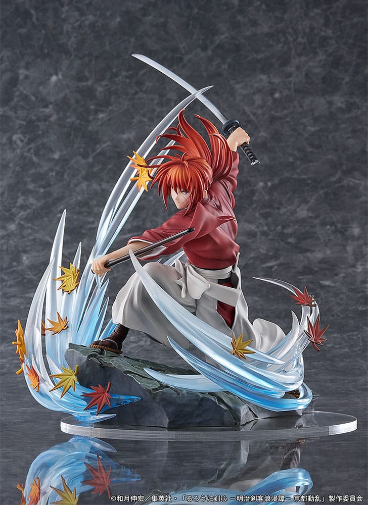 Rurouni Kenshin: Meiji Kenkaku Romantan Kyoto Douran statuette PVC 1/7 Kenshin Himura Souryusen Ver. 27 cm