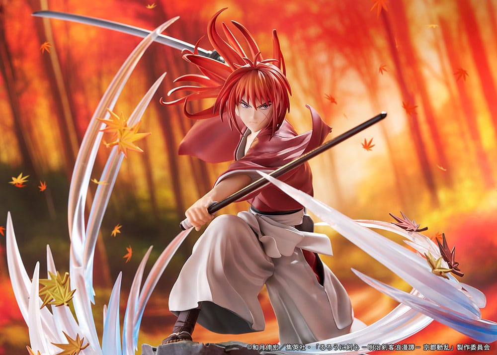 Rurouni Kenshin: Meiji Kenkaku Romantan Kyoto Douran statuette PVC 1/7 Kenshin Himura Souryusen Ver. 27 cm