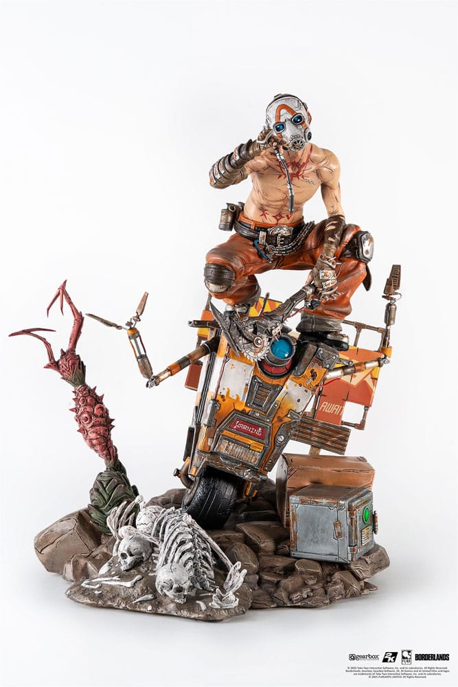 Borderlands 3 statuette 1/6 Psycho & Claptrap Diorama 40 cm