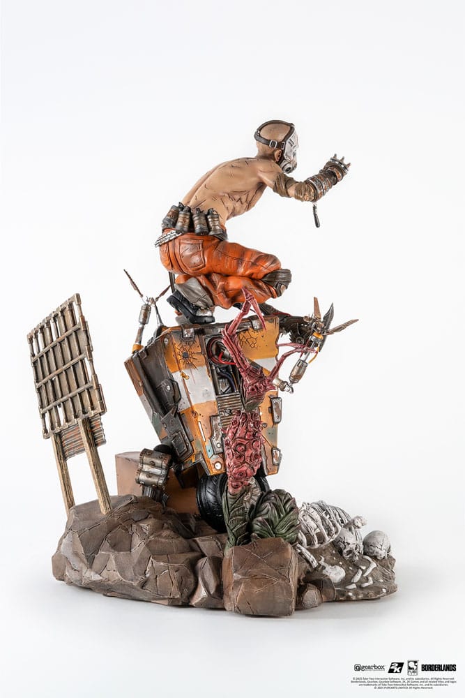 Borderlands 3 statuette 1/6 Psycho & Claptrap Diorama 40 cm
