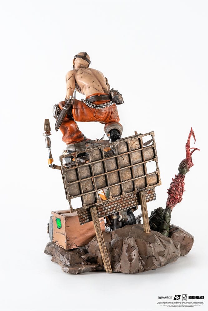 Borderlands 3 statuette 1/6 Psycho & Claptrap Diorama 40 cm