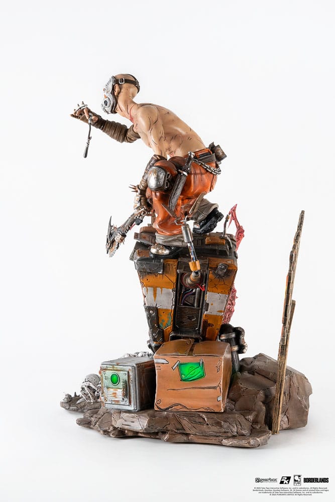 Borderlands 3 statuette 1/6 Psycho & Claptrap Diorama 40 cm