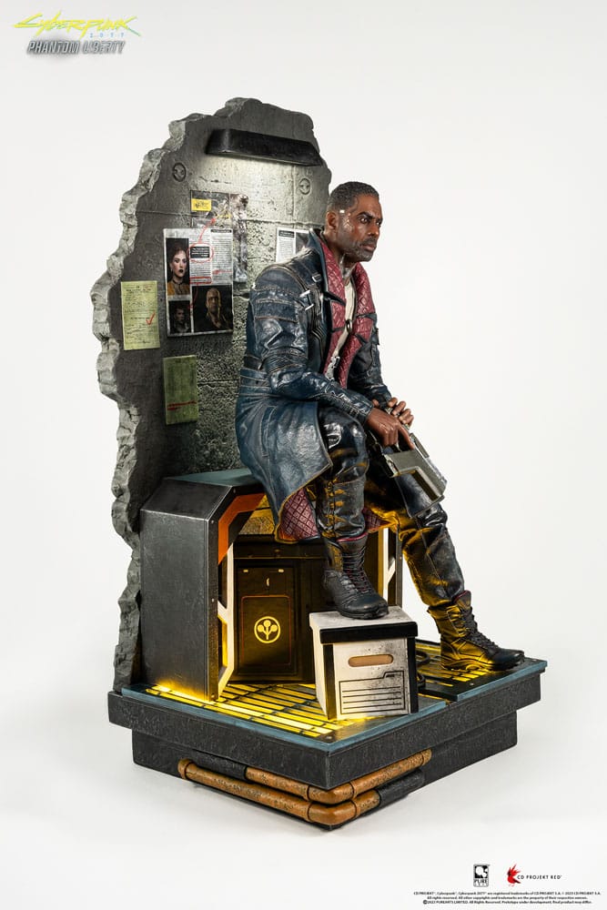 Cyberpunk 2077 Phantom Liberty statuette 1/4 Solomon Reed 55 cm