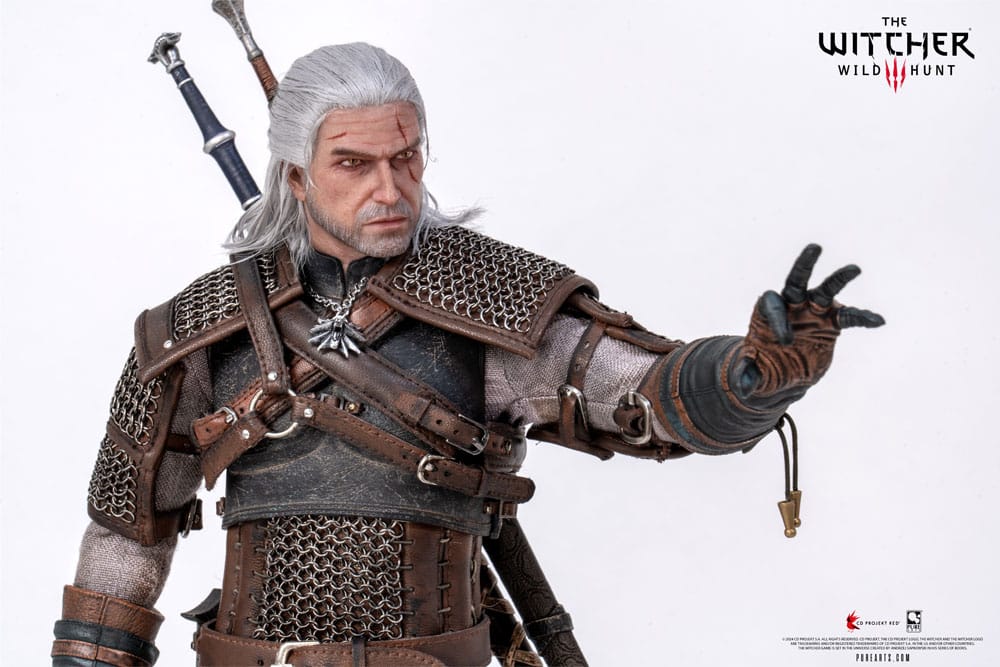 Figurine The Witcher 3 : Wild Hunt 1/6 Geralt de Riv 30 cm