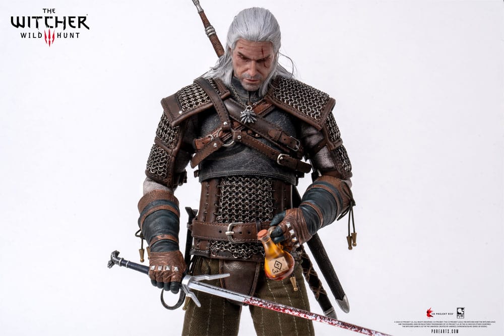 Figurine The Witcher 3 : Wild Hunt 1/6 Geralt de Riv 30 cm