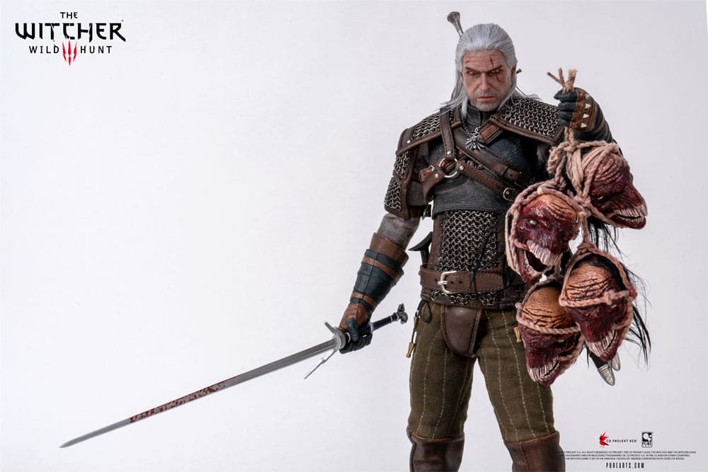 Figurine The Witcher 3 : Wild Hunt 1/6 Geralt de Riv 30 cm