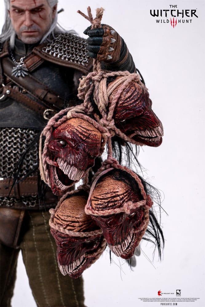 Figurine The Witcher 3 : Wild Hunt 1/6 Geralt de Riv 30 cm
