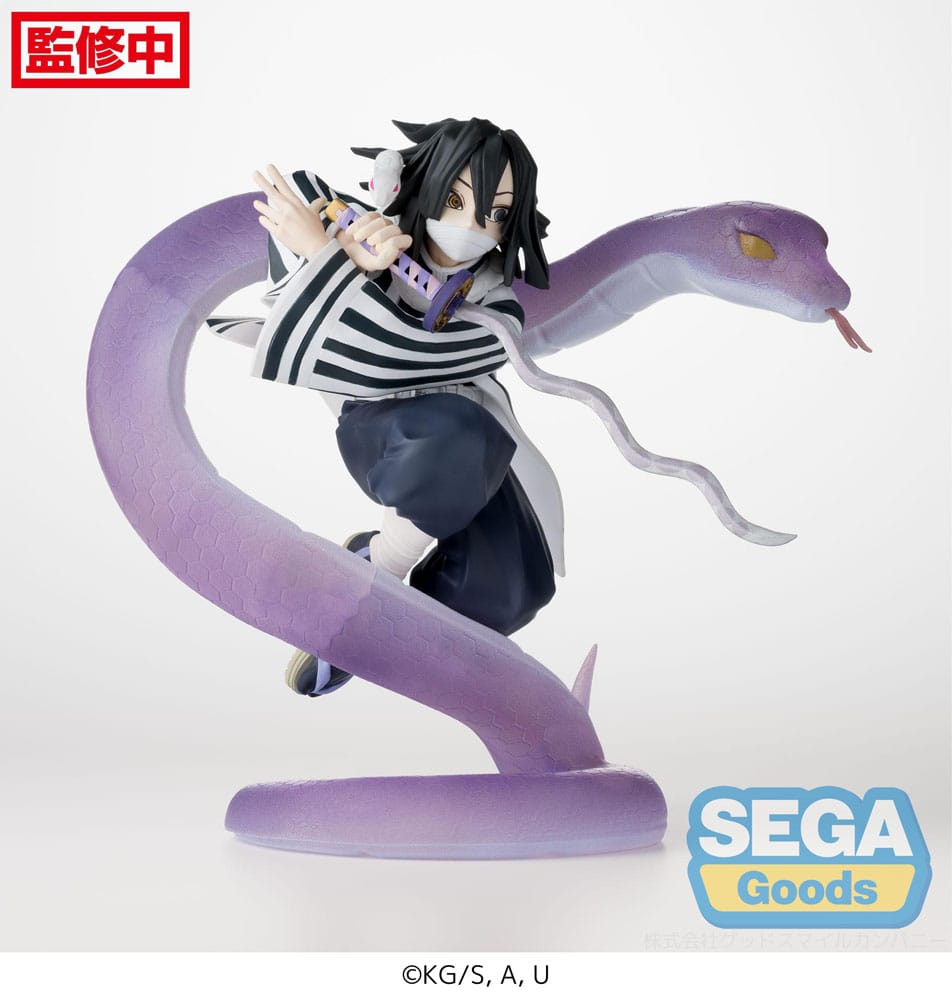 Demon Slayer: Kimetsu no Yaiba statuette PVC Xross Link Anime Obanai Iguro Hashira Training Arc 14 cm