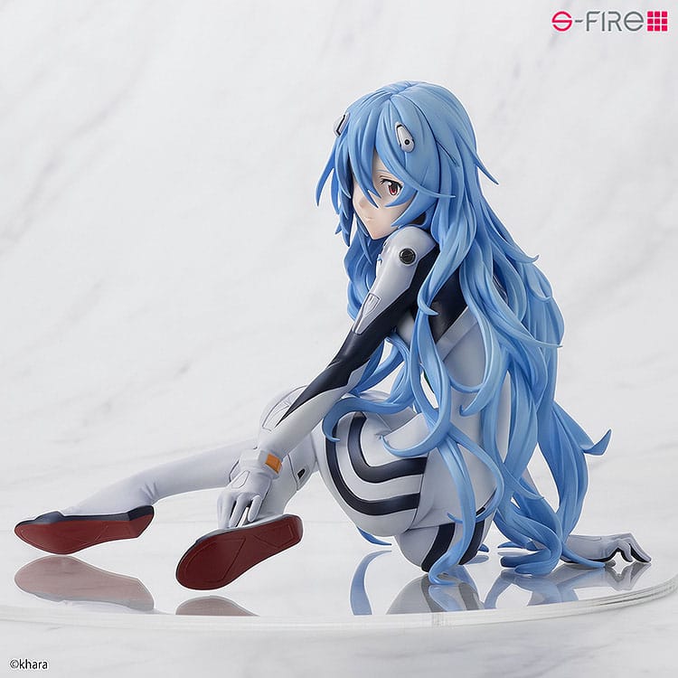 Rebuild of Evangelion statuette PVC 1/7 Rei Ayanami Long Hair Ver. 11 cm