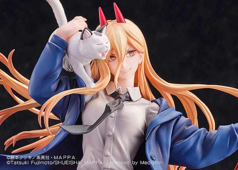 Chainsaw Man : Statuette 1/7 Power & Meowy 28 cm