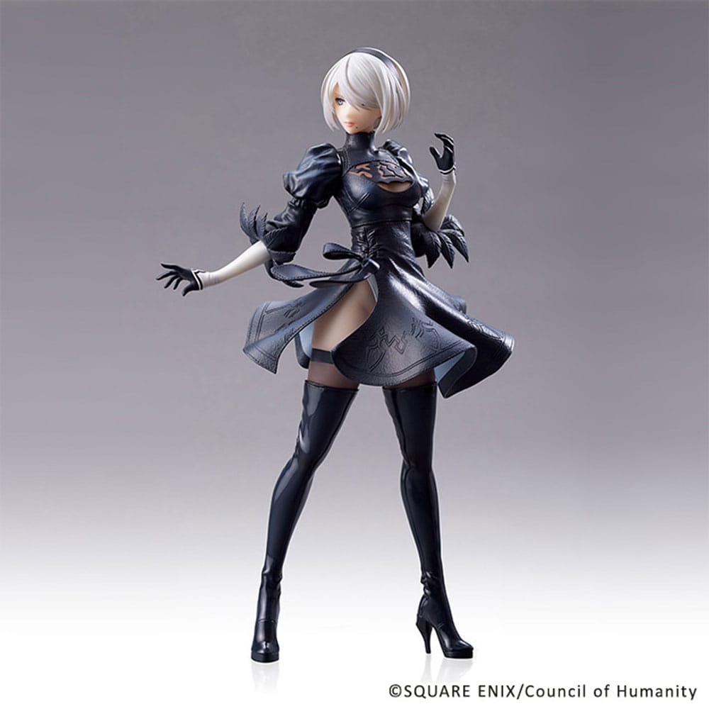 NieR:Automata : Statuette 2B (YoRHa No.2 Type B) Ver. 1.1a Goggles Ver. 30 cm