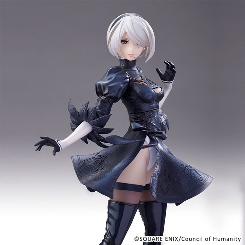 NieR:Automata : Statuette 2B (YoRHa No.2 Type B) Ver. 1.1a Goggles Ver. 30 cm