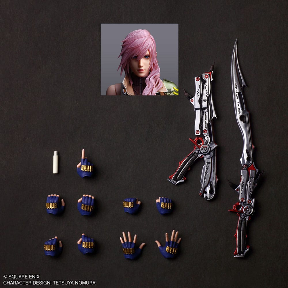 Final Fantasy XIII Play Arts Shin figurine Lightning 26 cm