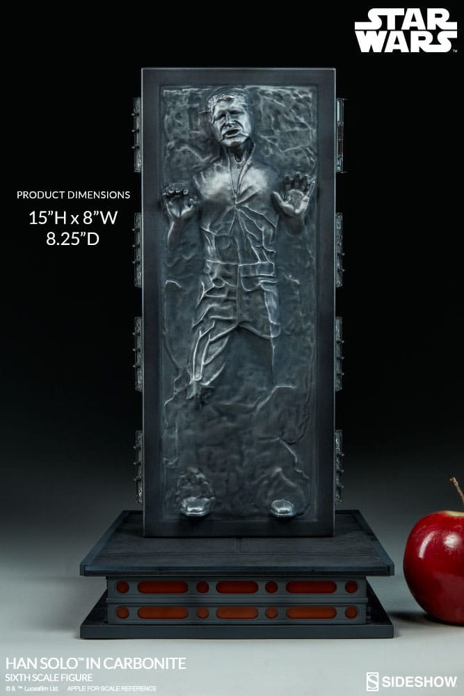 Star Wars figurine 1/6 Han Solo in Carbonite 38 cm Action figures: 30 cm Star Wars