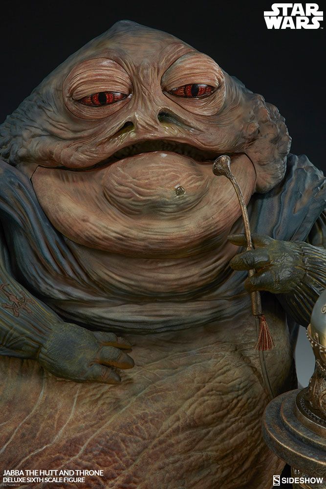 Figurine Star Wars Episode VI 1/6 Jabba le Hutt & Throne Deluxe 34 cm