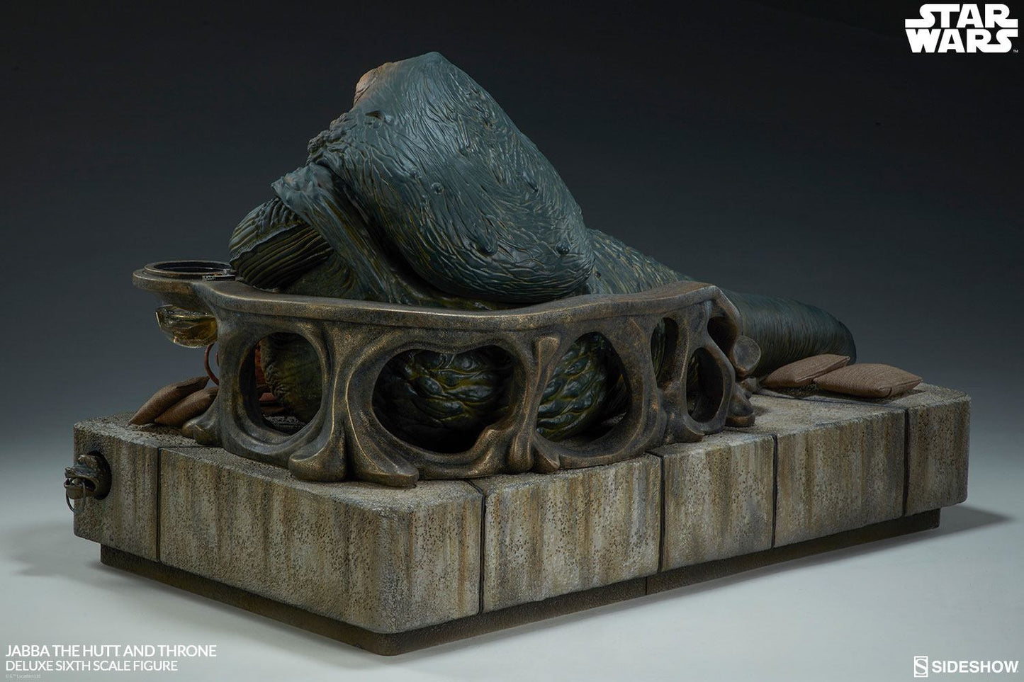 Figurine Star Wars Episode VI 1/6 Jabba le Hutt & Throne Deluxe 34 cm