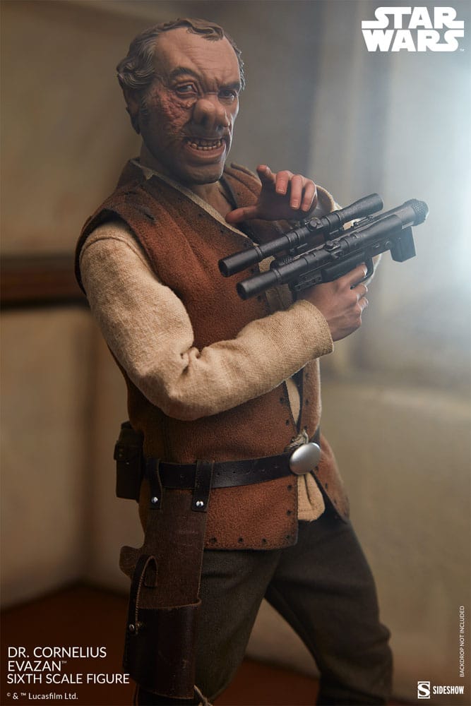 Figurine Star Wars Episode IV Scum & Villainy 1/6 Docteur Cornelius Evazan 30 cm