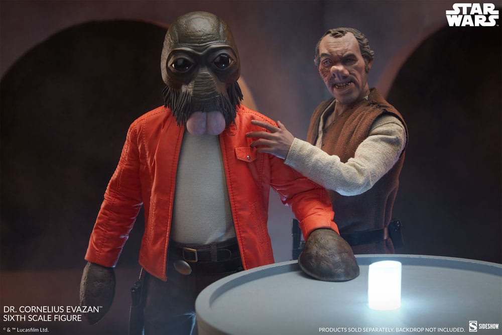 Figurine Star Wars Episode IV Scum & Villainy 1/6 Docteur Cornelius Evazan 30 cm
