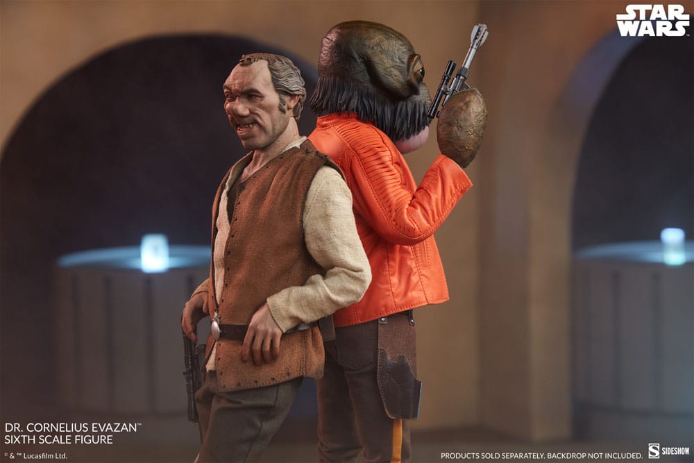 Figurine Star Wars Episode IV Scum & Villainy 1/6 Docteur Cornelius Evazan 30 cm