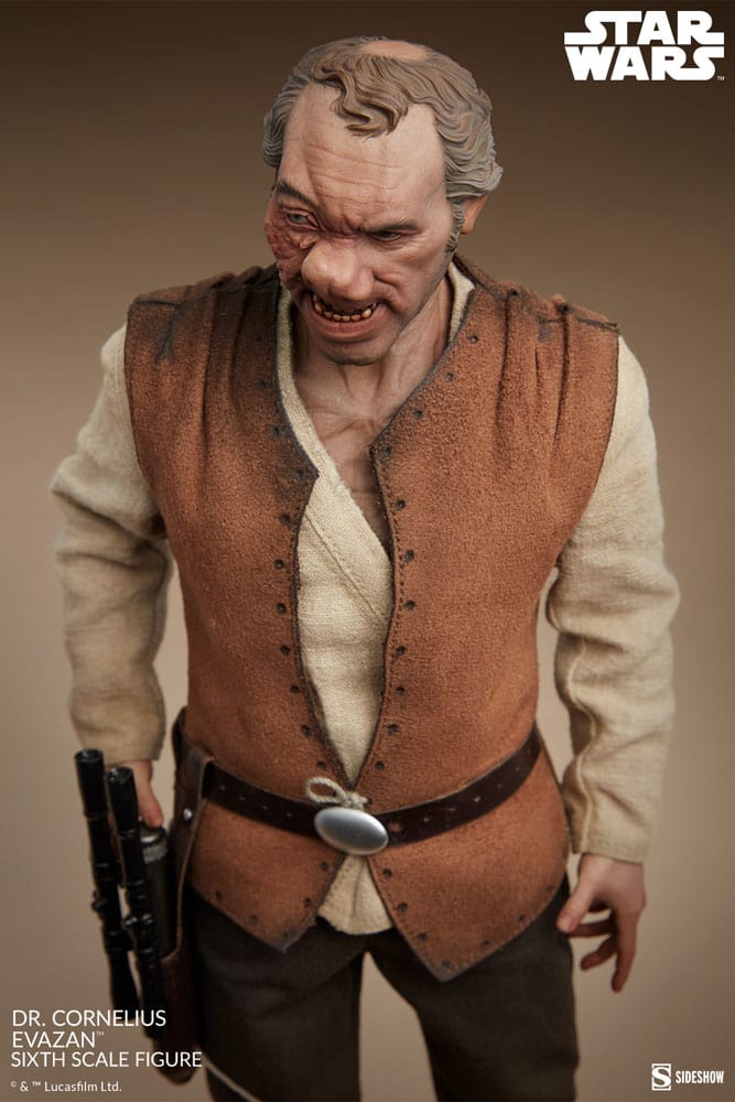 Figurine Star Wars Episode IV Scum & Villainy 1/6 Docteur Cornelius Evazan 30 cm