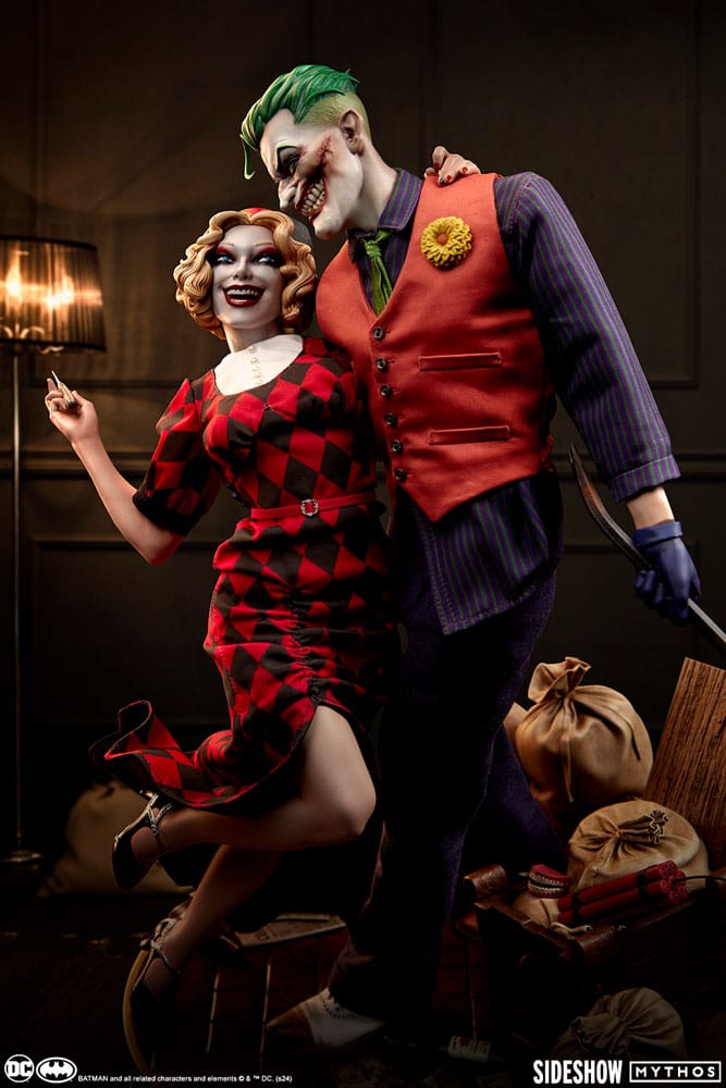 DC Comics Mythos statuette 1/5 The Joker and Harley Quinn: Lawless Love 41 cm