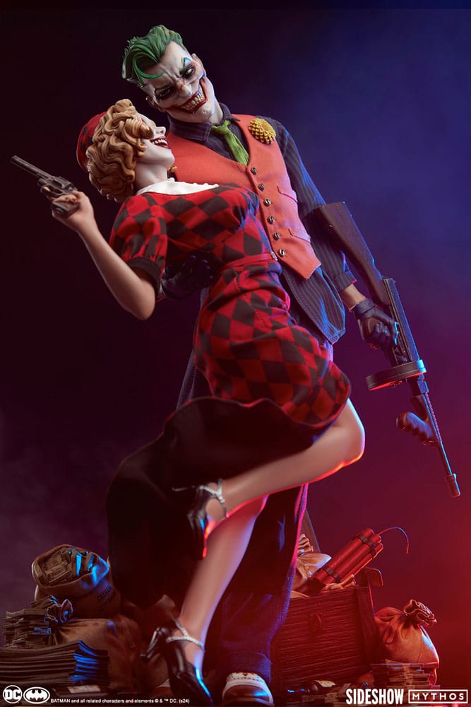 DC Comics Mythos statuette 1/5 The Joker and Harley Quinn: Lawless Love 41 cm