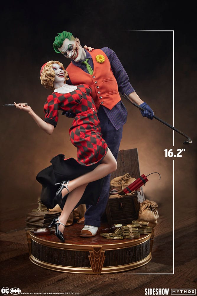 DC Comics Mythos statuette 1/5 The Joker and Harley Quinn: Lawless Love 41 cm