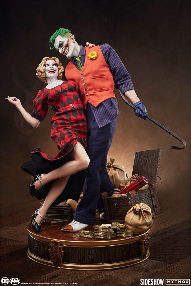 DC Comics Mythos statuette 1/5 The Joker and Harley Quinn: Lawless Love 41 cm