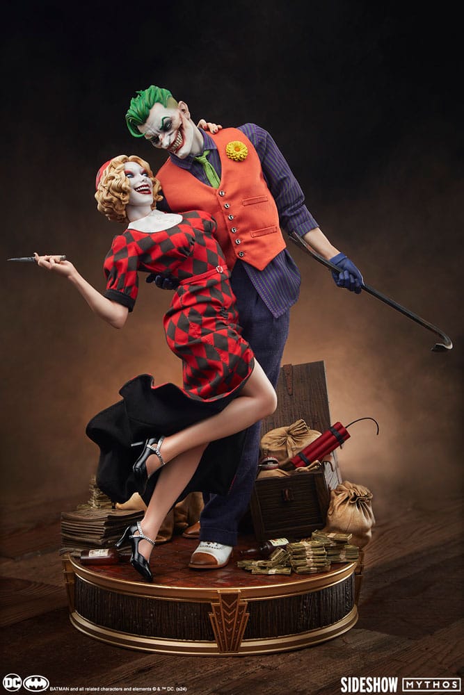 DC Comics Mythos statuette 1/5 The Joker and Harley Quinn: Lawless Love 41 cm