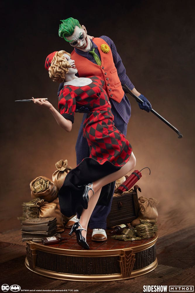 DC Comics Mythos statuette 1/5 The Joker and Harley Quinn: Lawless Love 41 cm