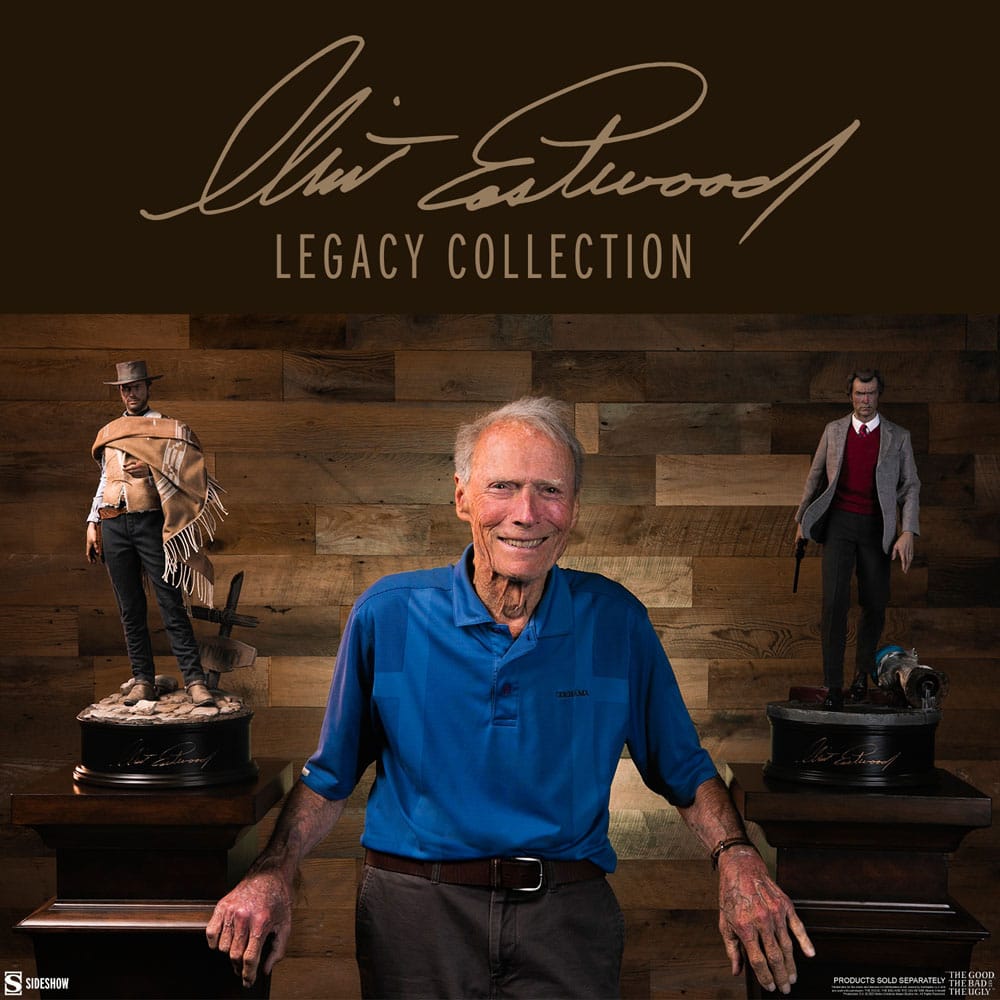 Clint Eastwood Legacy Collection : Statuette Premium Le Bon, la Brute et le Truand 61 cm