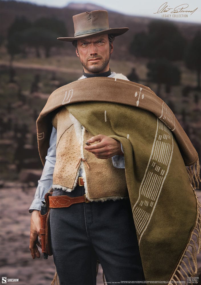 Clint Eastwood Legacy Collection : Statuette Premium Le Bon, la Brute et le Truand 61 cm