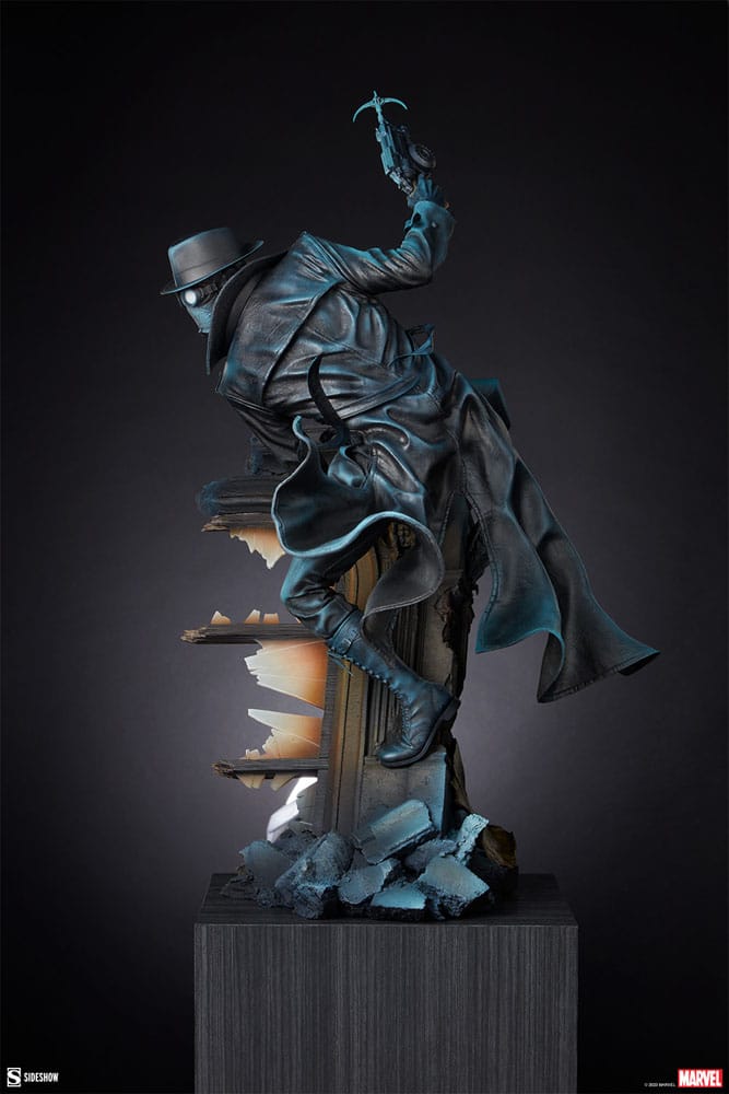 Marvel : Statuette Premium Format Spider-Man: Noir 68 cm