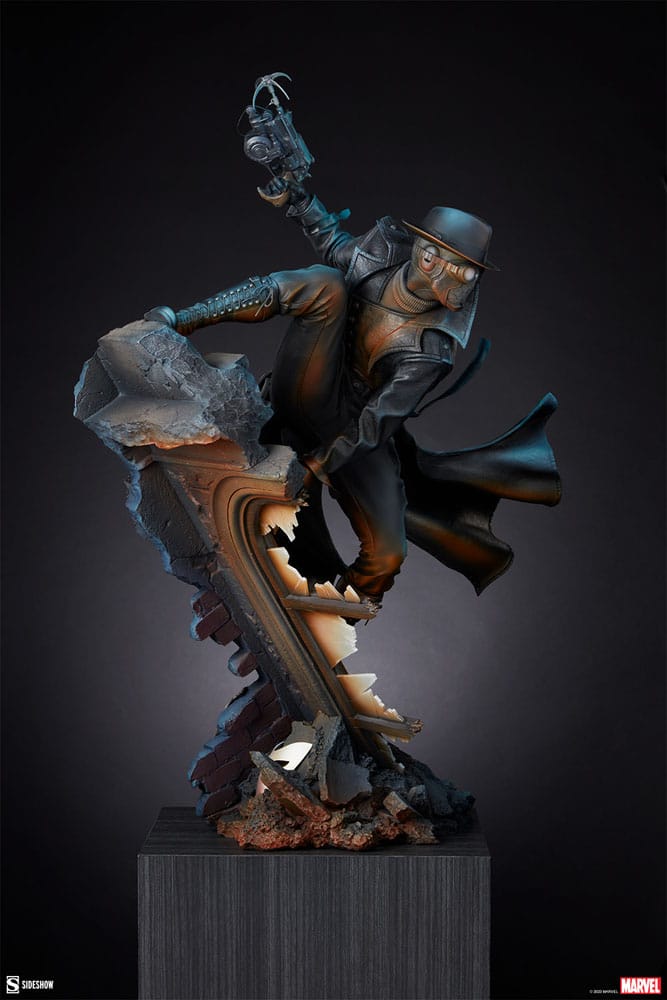 Marvel : Statuette Premium Format Spider-Man: Noir 68 cm