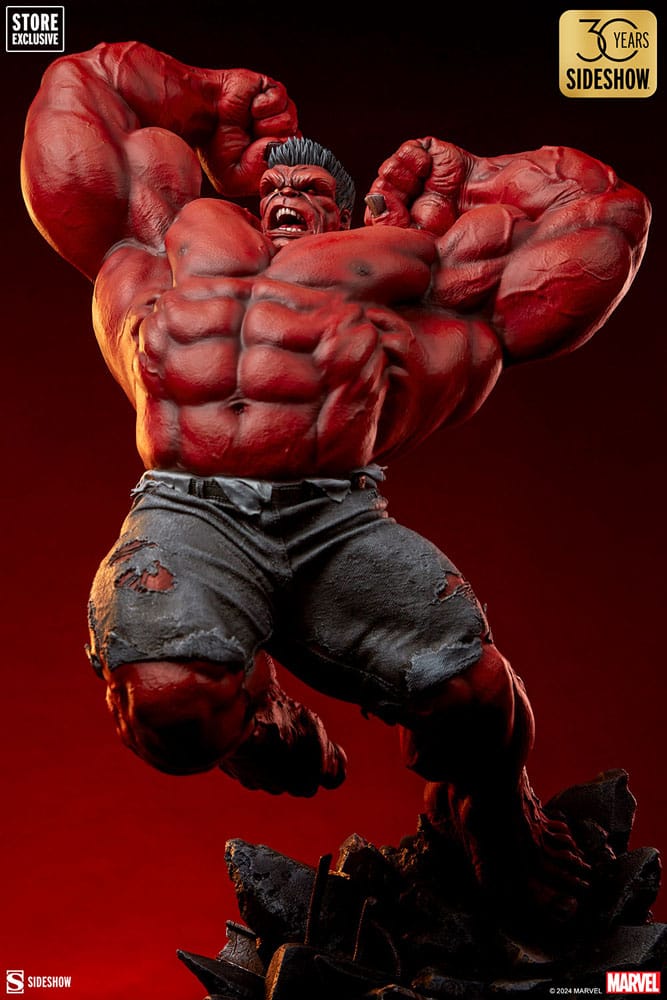 Marvel statuette Premium Format Red Hulk: Thunderbolt Ross 74 cm