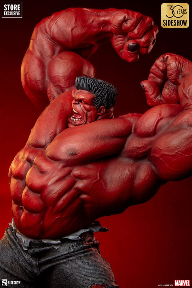 Marvel statuette Premium Format Red Hulk: Thunderbolt Ross 74 cm