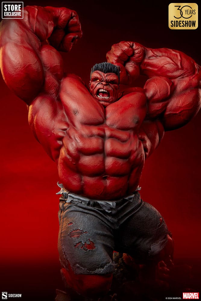 Marvel statuette Premium Format Red Hulk: Thunderbolt Ross 74 cm