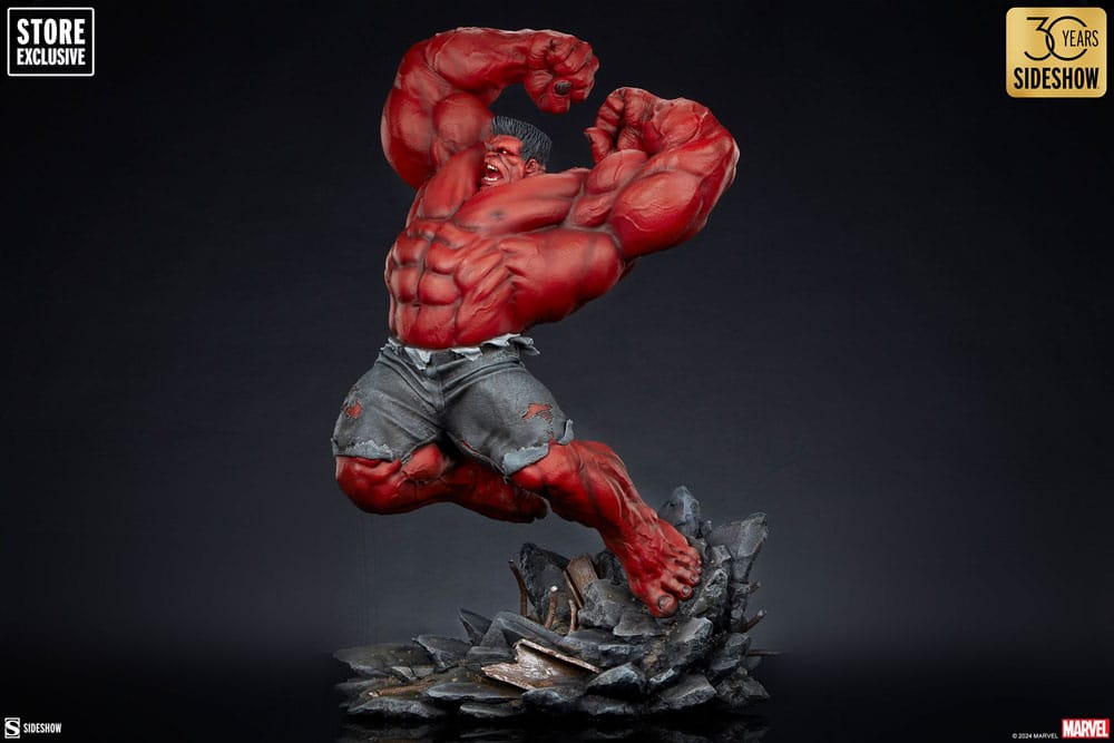 Marvel statuette Premium Format Red Hulk: Thunderbolt Ross 74 cm